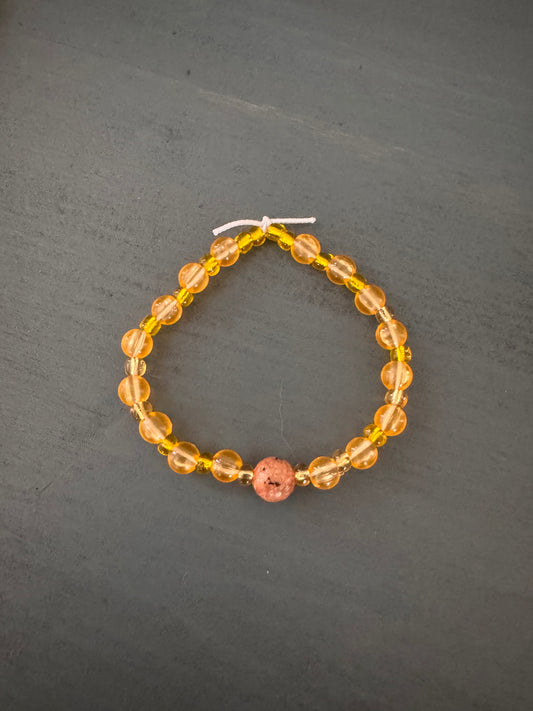 Orange Glow Bracelet