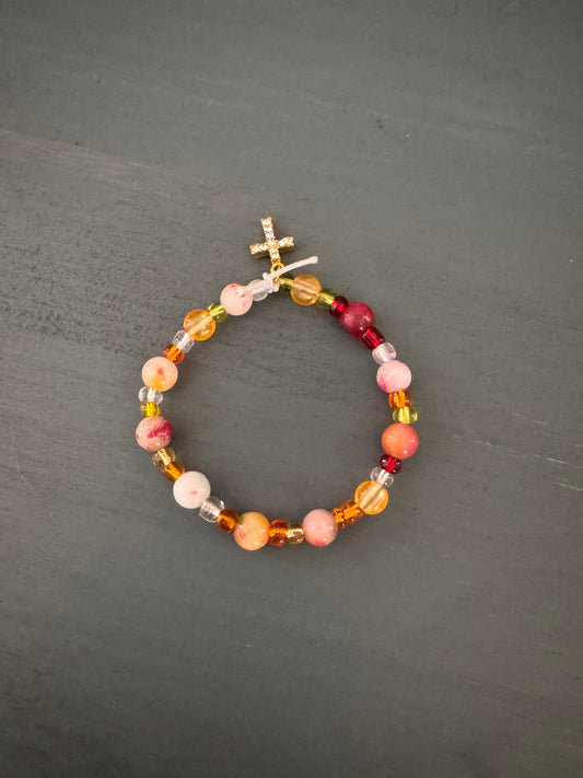 Cross Charm Bracelet