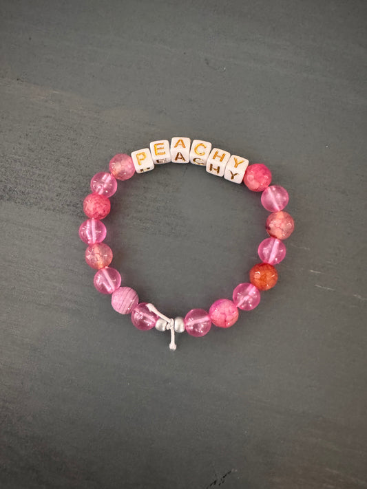 Pink "Peachy" Bracelet
